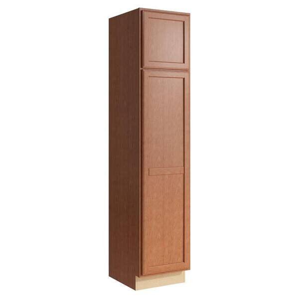 Cardell Stig 18 in. W x 84 in. H Linen Cabinet in Caramel