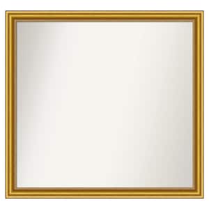 Townhouse Gold 37.75 in. x 35.75 in. Custom Non-Beveled Wood Framed Batthroom Vanity Wall Mirror