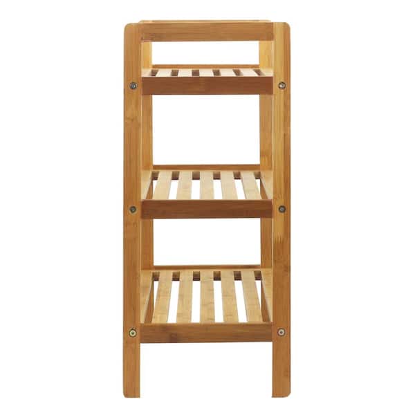 Wooden Shoe Stand 3 Tier 12 Pair Shoe Rack storage entryway rack <div  class=aod_buynow></div>– Inhomelivings