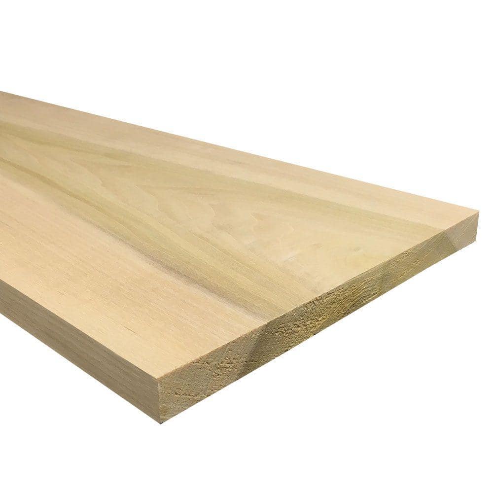 Weaber 1 in. x 10 in. x 8 ft. S4S Hardwood Boards 08349 - The Home Depot