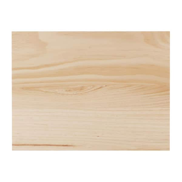 Walnut Hollow 12 in. x 16 in. x 11/16 in. Edge-Glued Pine Hardwood ...