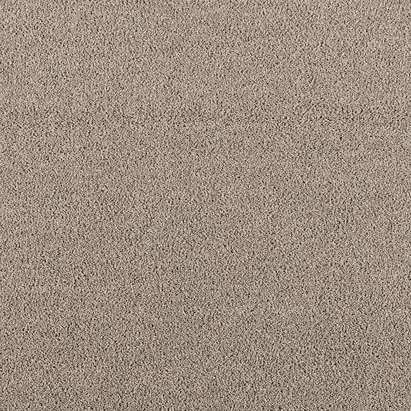 Home Decorators Collection Tailored Trends III Sophisticated Gray 58 oz. Polyester Textured Carpet - Installation Required