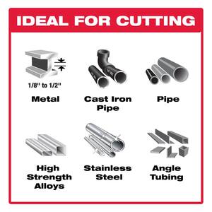 12 in. 8 TPI Steel Demon Carbide Reciprocating Saw Blades for Thick Metal Cutting (10-Pack)