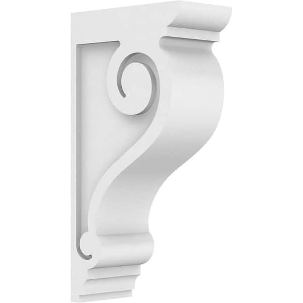 Ekena Millwork Standard 3 in. W x 16 in. H x 8 in. D Signature Urethane Polyurethane Corbel