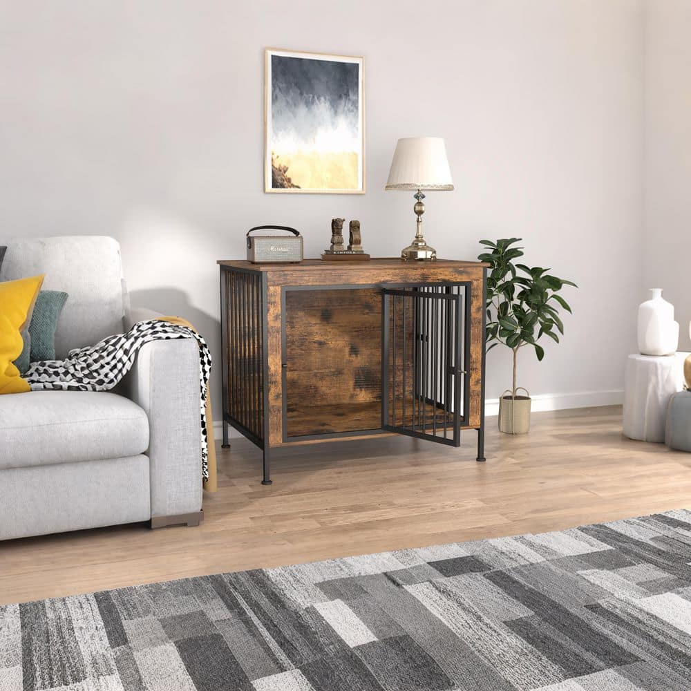 Brown MDF Buffet with Integrated Storage Space and Double-Sided Opening in 40 in. price history on PriceWatchPro