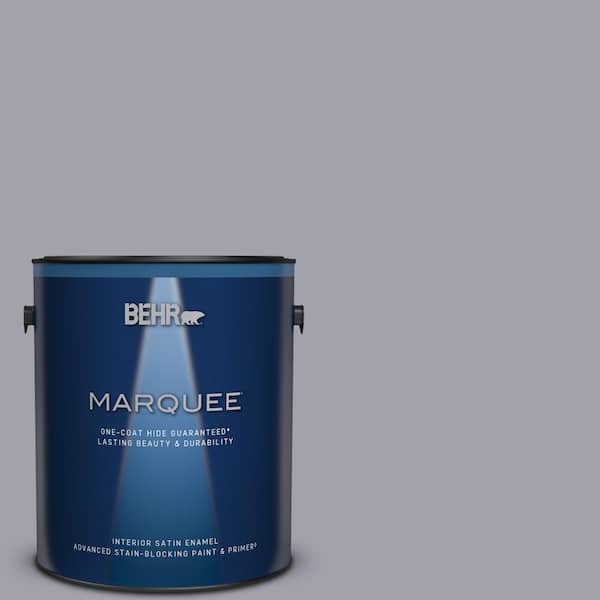 BEHR MARQUEE 1 gal. #MQ5-08 Masterpiece One-Coat Hide Satin Enamel Interior Paint & Primer
