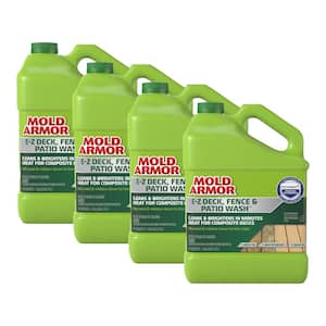 1 Gal. E-Z Deck and Fence & Patio Wash Mold and Mildew Remover (4-Pack)
