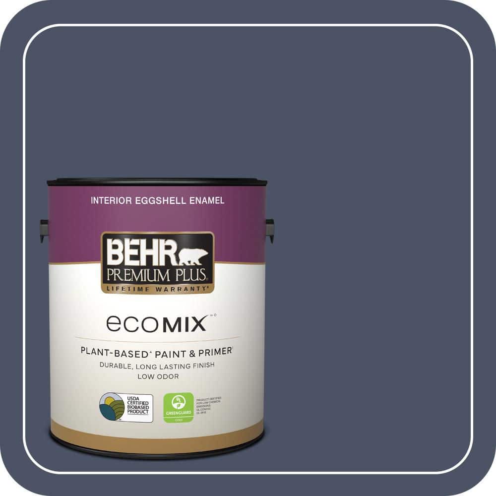 1 gal. #610F-7 Mystical Shade Eggshell Enamel EcoMix Plant-Based Interior Paint & Primer price history on PriceWatchPro