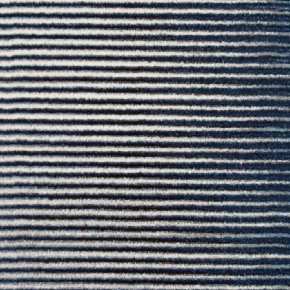 Celestial Blue Abstract 9' x 12' Synthetic Easy-Care Area Rug