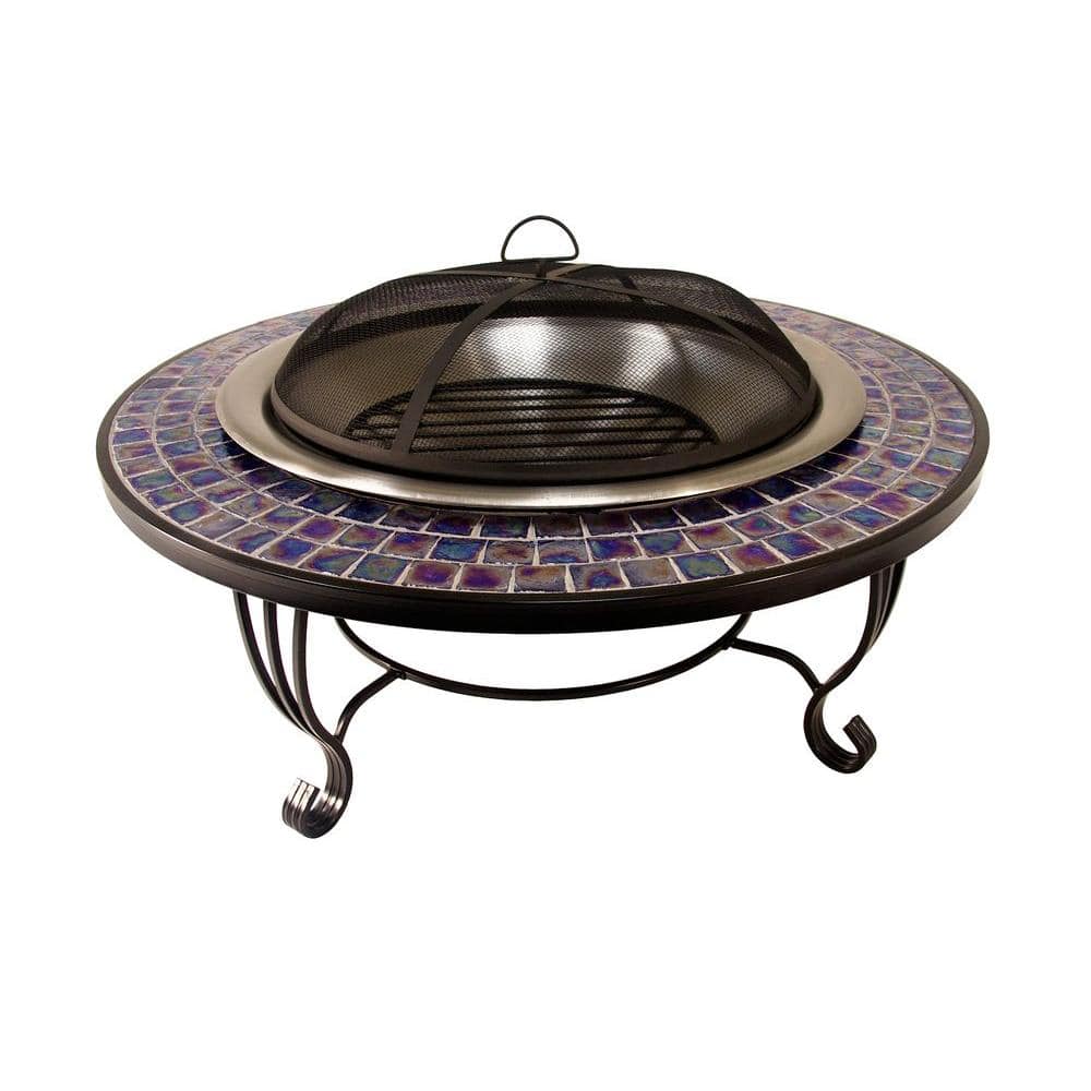 Catalina Creations Glass Mosaic Fire, Mosaic Kyrie Fire Pit