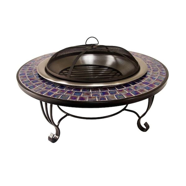Reviews For Catalina Creations Glass, Mosaic Tile Fire Pit Table