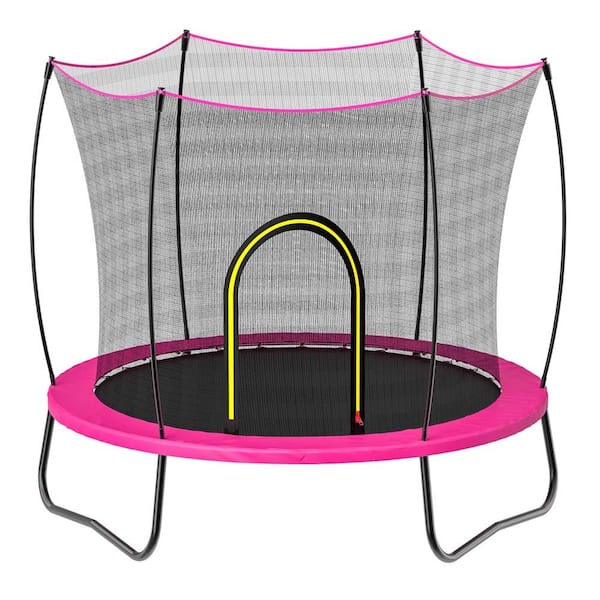 4.58 ft. Outdoor Trampoline, 120 lbs. Capacity, Rustproof Galvanized Steel Frame, Recreational Trampolines for Kids