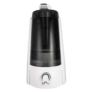 Quiet Ultrasonic Cool Mist Humidifier 5L w/Auto Shut-Off Adjustable Mist Output Double 360° Nozzle Negative Ion, Black