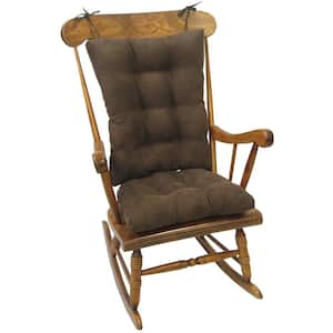 Gripper Twillo Chocolate Jumbo Rocking Chair Cushion Set