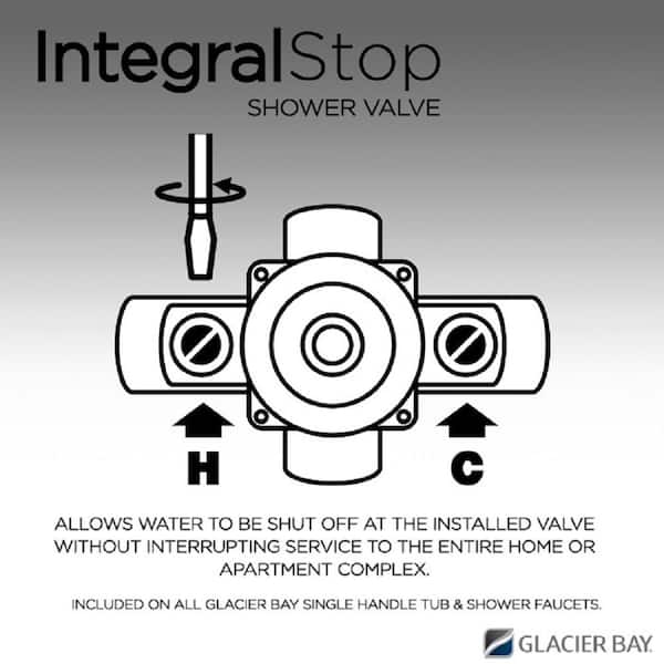 Glacier Bay Marx Single-Handle 1-Spray Tub and Shower Faucet in 