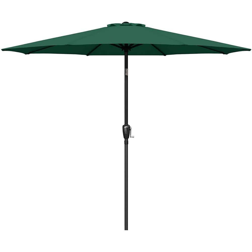 9 ft. Polyester Push-Up Patio Market Umbrella in Green price history on PriceWatchPro