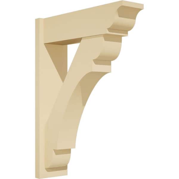 Ekena Millwork Olympic 7 in. W x 32 in. H x 24 in. D Signature Urethane Polyurethane Outlooker with Traditional Ends