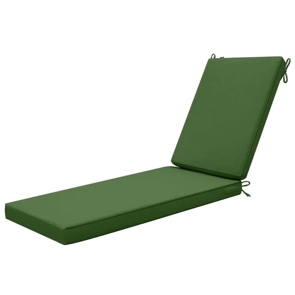 72 in. x 21 in. Waterproof Outdoor Chaise Lounge Cushion for Patio Furnitur