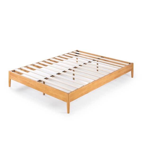 Zinus Amelia Natural Full Wood Platform Bed Frame