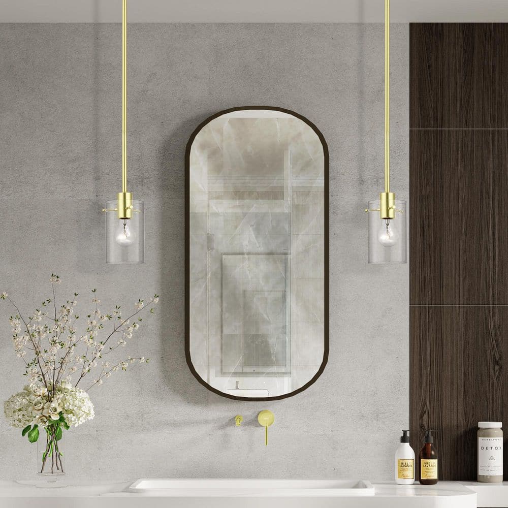 Munich Satin Brass 1-Light Pendant with Clear Glass Shade