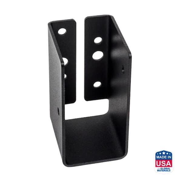 Simpson Strong-Tie Outdoor Accents ZMAX, Black Concealed-Flange Light Joist Hanger for 2x4 Nominal Lumber