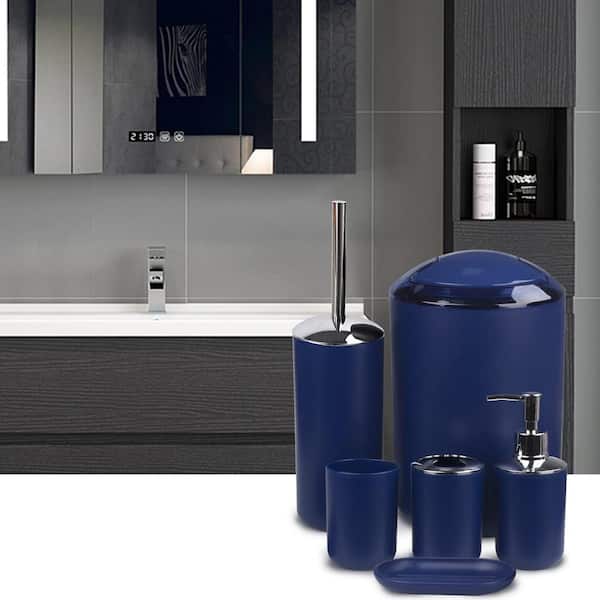 CERBIOR Bathroom Accessories Set Bath Ensemble Includes Soap Dispenser