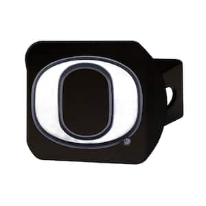 NCAA University of Oregon Class III Black Hitch Cover with Chrome Emblem