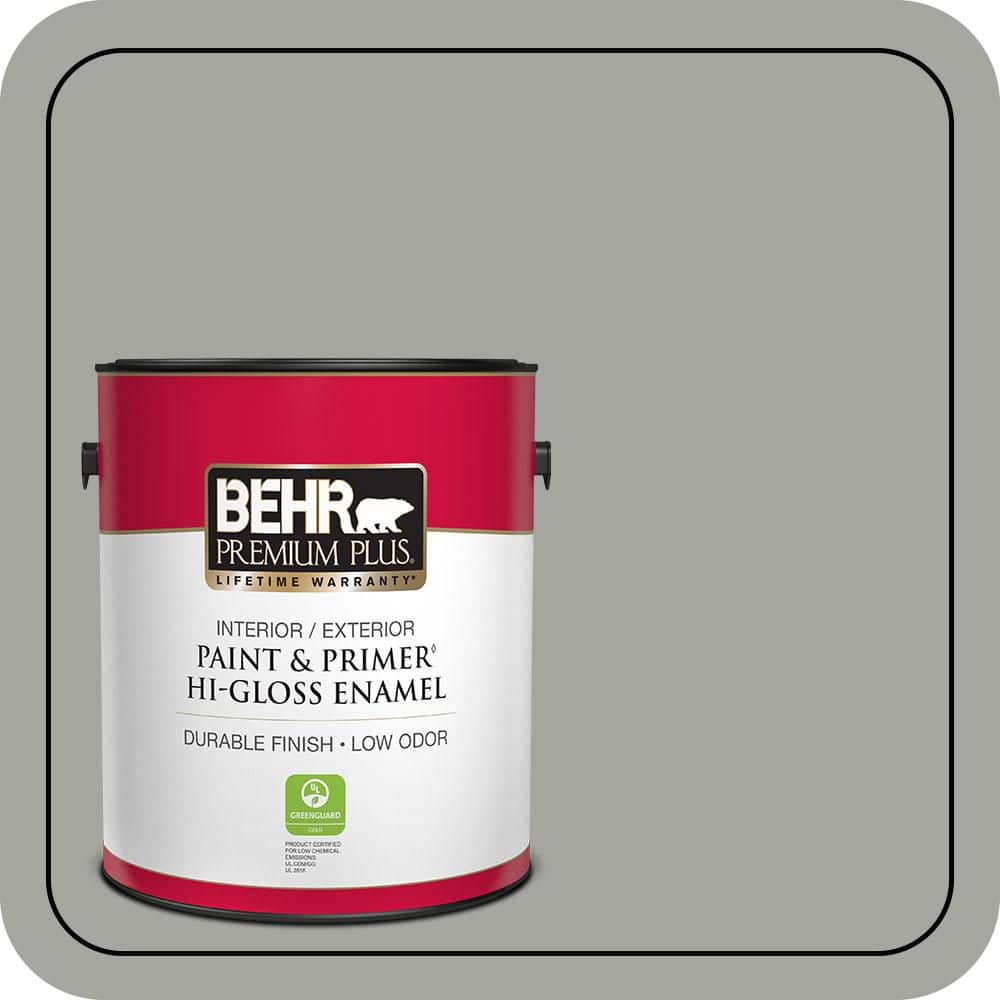 1 gal. #PPU24-18 Great Graphite Hi-Gloss Enamel Interior/Exterior Paint & Primer price history on PriceWatchPro