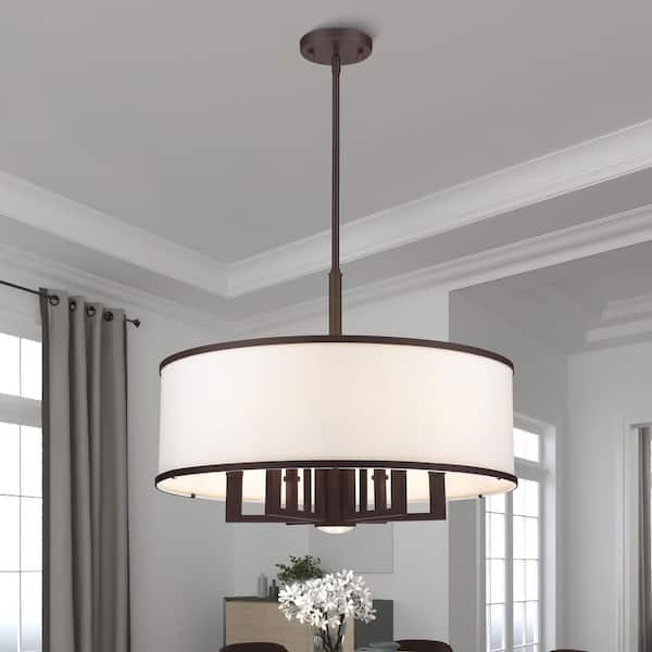 Armitage7 Light Bronze Pendant Chandelier