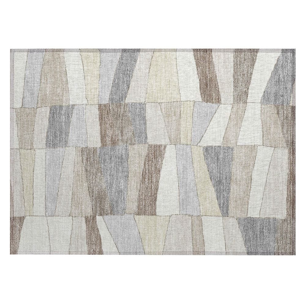 Chantille Machine Washable Indoor/Outdoor Abstract ACN2836 Ivory 3 ft. x 4 ft. Area Rug price history on PriceWatchPro