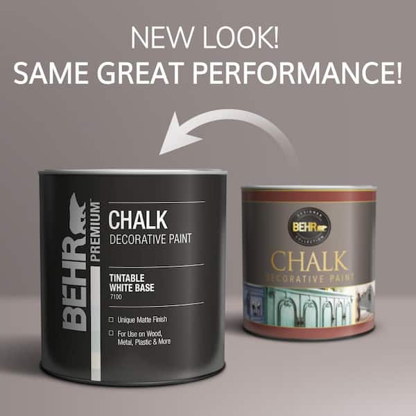 BEHR PREMIUM 8 oz. White Interior Chalk Decorative Wax 715016 - The Home  Depot