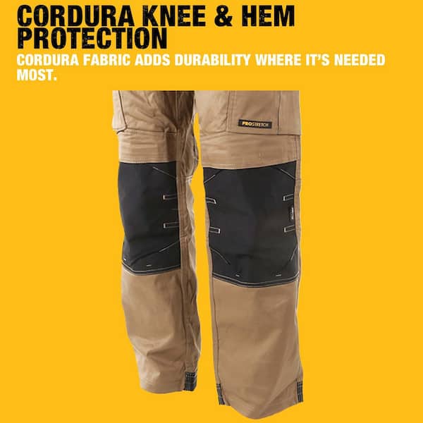 DEWALT ProTradesman Men's 32 in. W x 31 in. L Tan Polyester/Cotton