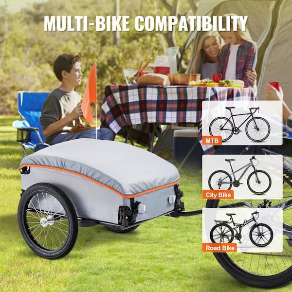 Covered bike trailer shops