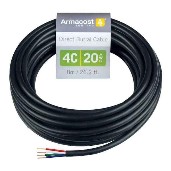 Armacost Lighting 26 2 Ft 20 Awg Wp 4c, 10 2 Landscape Lighting Cable