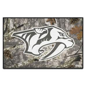 Nashville Predators Camo 19 in. x 30 in. Starter Mat Accent Rug