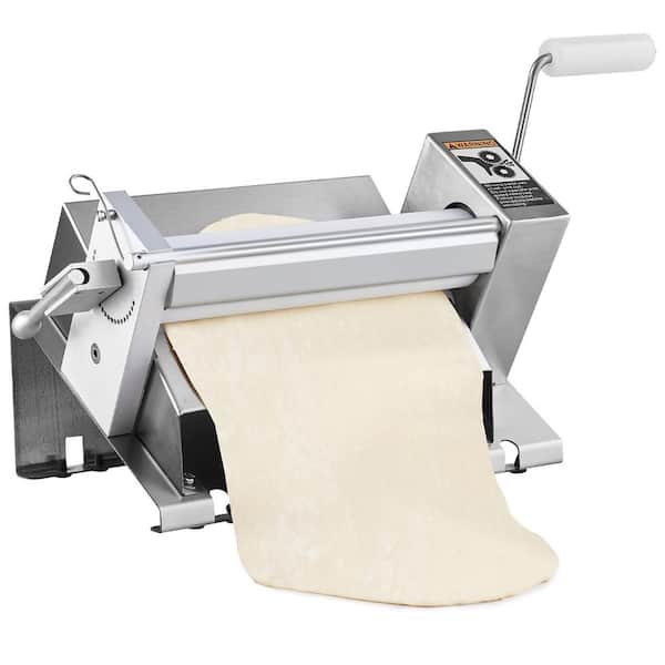 Manual Dough Sheeter Machine, Adjustable Puff Pastry Sheeter, Fondant Roller, Removable Handle, Easy-Clean Roller Panel
