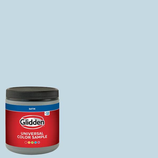Glidden 8 oz. PPG1157-2 Blue Pearl Satin Interior Paint Sample