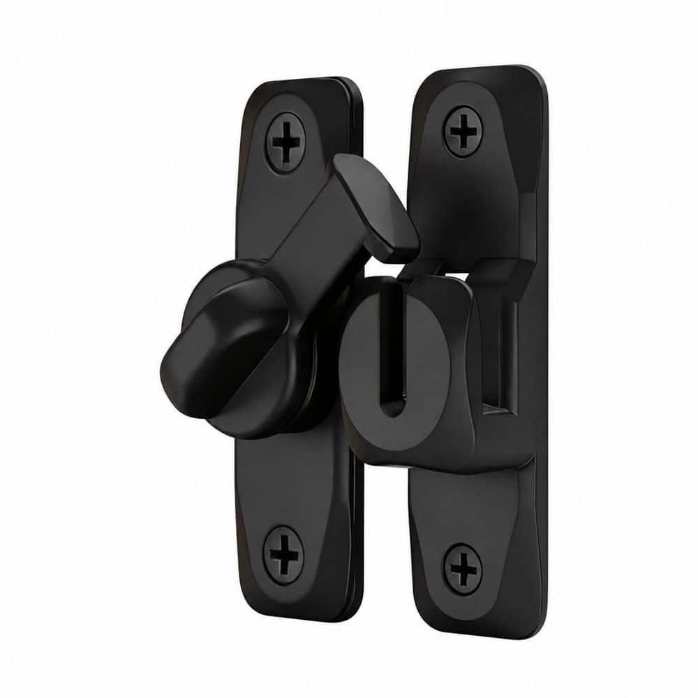 Black Finish Spring 90/180 Degree Sliding Magnetic Latch Door Catch for Cabinets Bathroom Window 2 Pack price history on PriceWatchPro