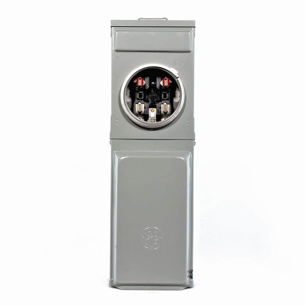 GE Metered RV Panel with 50 Amp and 30 Amp RV Receptacles and 20 Amp GFCI Receptacle