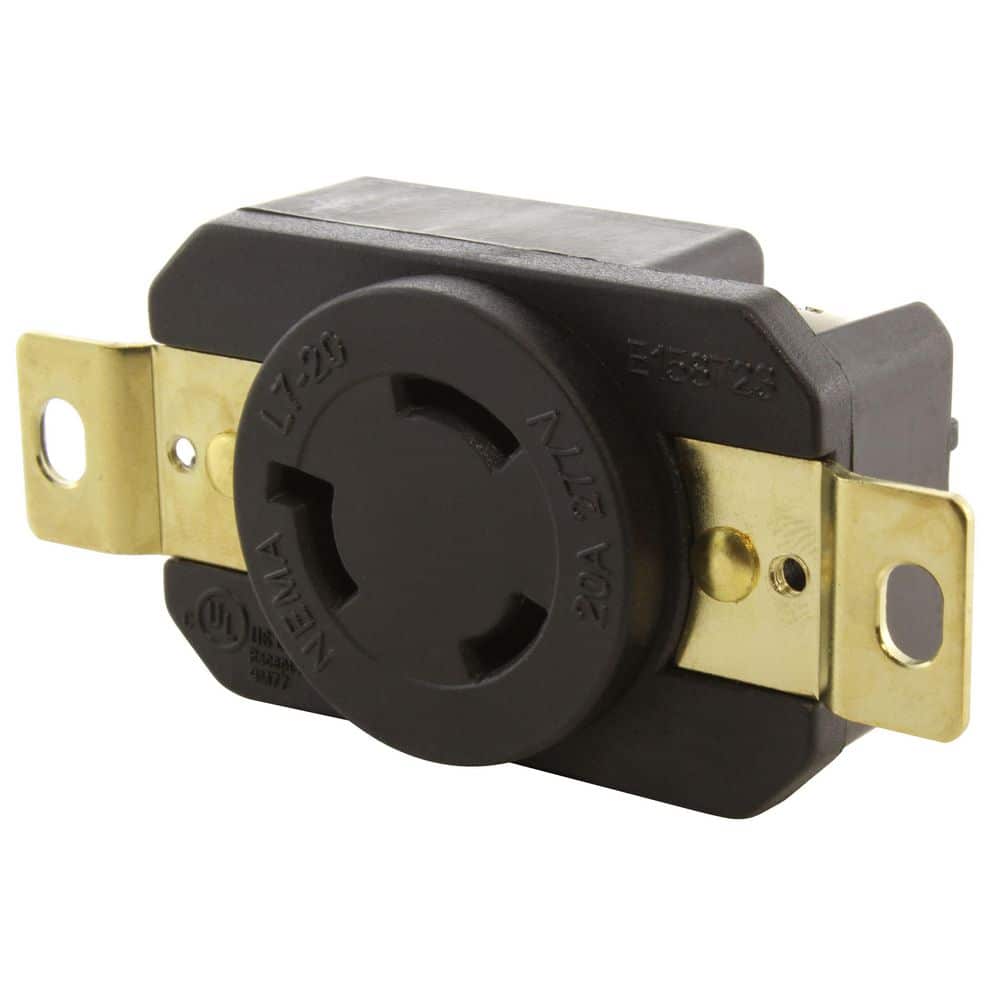 NEMA L7-20R 20A 277V Flush Mount Locking Industrial Grade Outlet price history on PriceWatchPro