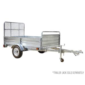4.5 ft. x 7.5 ft. Single Axle Galvanized Utility Trailer Kit with Drive-Up Gate