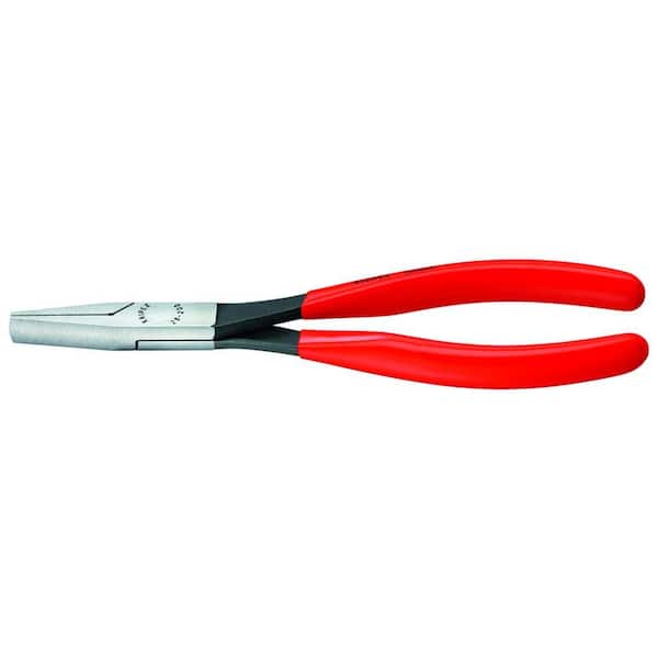 KNIPEX 2611200SBA 8 inch Needle-Nose Pliers - Red 843221000288