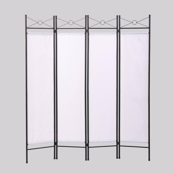White Metal Decorative Mesh Privacy Screen ST725B259 The Home Depot