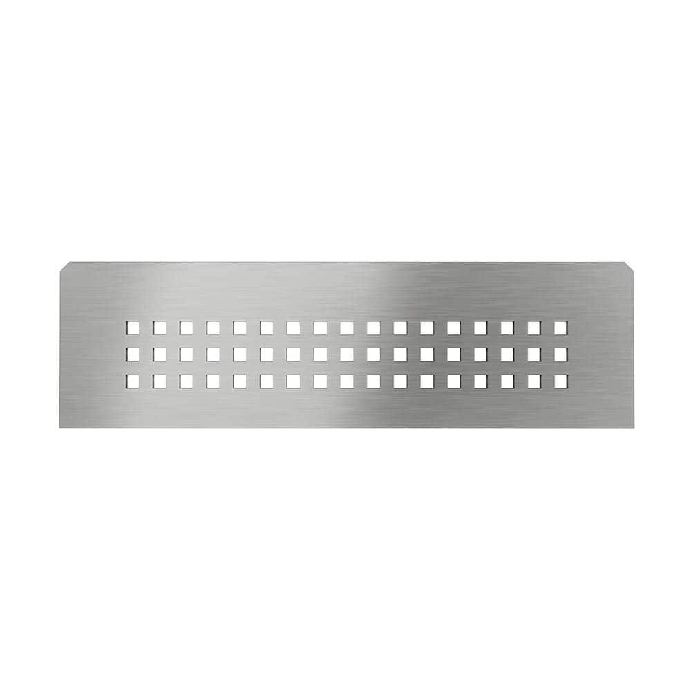 Shelf-N 11-13/16 in. W Brushed Stainless Steel Square Niche Shelf Floor Installation Kit for Accessory price history on PriceWatchPro