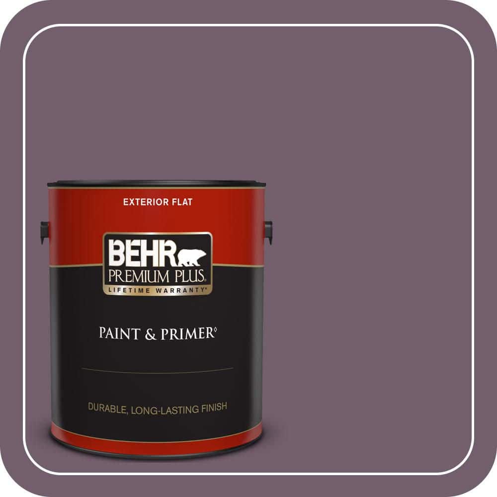1 gal. #MQ1-38 Smoked Mulberry Flat Exterior Paint & Primer price history on PriceWatchPro
