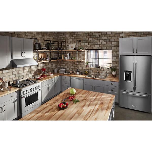 KitchenAid 30 in. 4.1 cu. ft. Dual Fuel Freestanding Smart Range