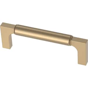 Artesia 3-3/4 in. (96 mm) Modern Champagne Bronze Cabinet Drawer Bar Pull