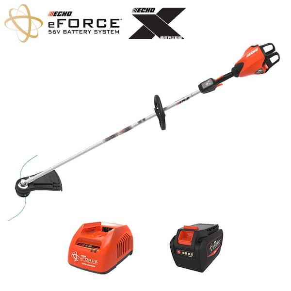 ECHO DSRM-2600R2 eFORCE 56V X Series 17 in. Brushless Cordless Battery String Trimmer with 5.0Ah Battery and Rapid Charger - 1