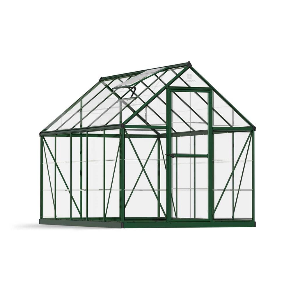CANOPIA by PALRAM Harmony 6 ft. x 10 ft. Green/Clear DIY Greenhouse Kit -  707314