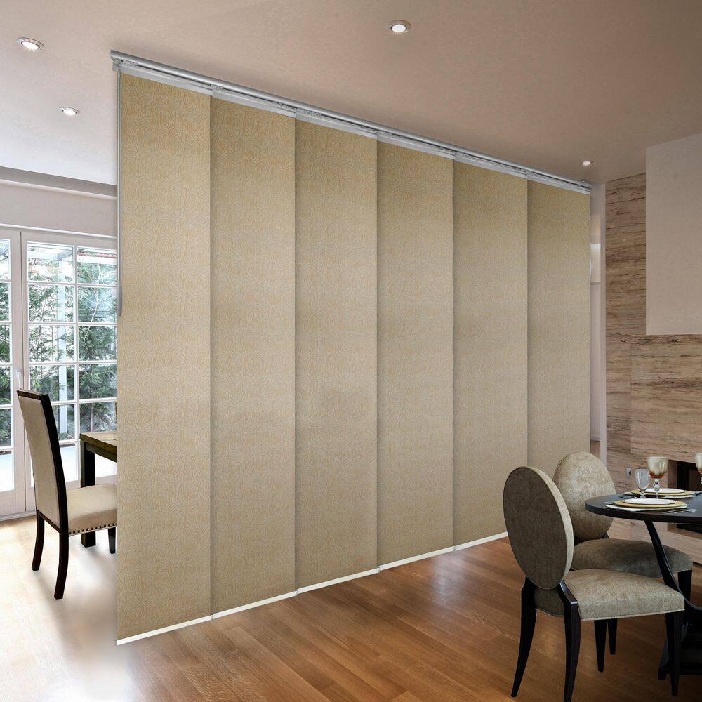 Omega Rails Panel EMOH 6-Panel Single Rail Panel Track Extendable 70 in. -130 in. W x 94 ...